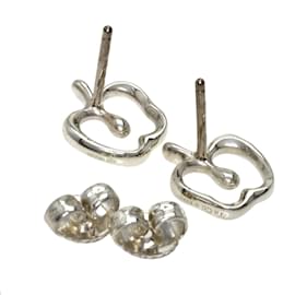 Tiffany & Co-Tiffany Apple Small Silver Stud Earrings-Other