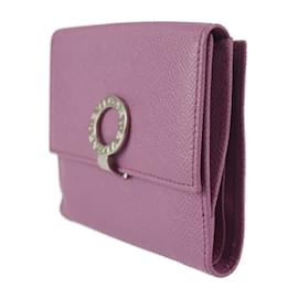 Bulgari-Bvlgari Bvlgari BB Clip Wallet-Pink,Red,Purple