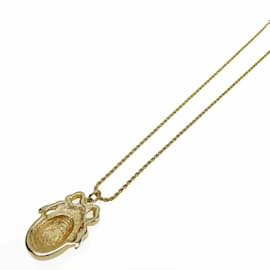 Christian Dior-Christian Dior Gold Pendant Necklace-Golden