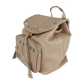 Jimmy Choo-Jimmy Choo Suki Backpack in Pink Beige-Beige