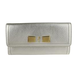 Salvatore Ferragamo-Salvatore Ferragamo Bi-Fold Wallet-Golden