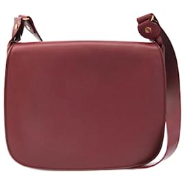 Cartier-Cartier Must Women's Leather Shoulder Bag in Bordeaux-Dark red