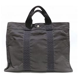 Hermès-Hermes Ale Line MM Tote Bag-Brown