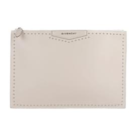 Givenchy-Givenchy Antigona Pouch L Clutch Bag-Beige