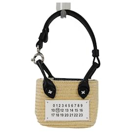 Maison Martin Margiela-Maison Margiela Micro Paper Tote Bag Charm-Black,White,Beige