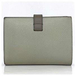 Céline-Celine Gray Bi-Fold Wallet-Brown