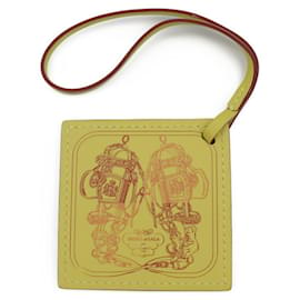 Hermès-Hermes Carenano BRIDES de GALA Handbag Charm-Yellow