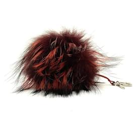 Fendi-Fendi Keychain Bag Bugs-Silvery,Red,Beige,Dark red