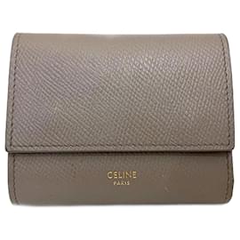 Céline-Celine Small Trifold Wallet-Brown