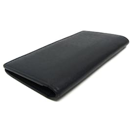 Louis Vuitton-Louis Vuitton Taiga Brazza Wallet-Navy blue