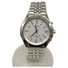 Seiko-Seiko Dolce Men's Radio Solar Wristwatch-Silvery