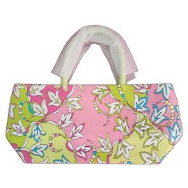 Borsa a mano Emilio Pucci in tessuto verde rosa blu Verde