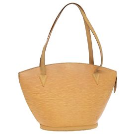 LOUIS VUITTON Epi Saint Jacques Bolsa de Compras de Ombro Amarela M52269 Auth 82784 Amarelo