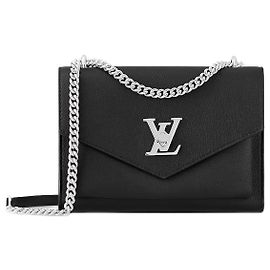 Louis Vuitton Neue Mylockme Chain Handtasche LV Schwarz