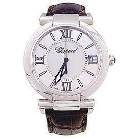 Chopard-Uhr 'Impériale' Stahl, Perlmutt, Leder. Andere