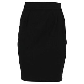 Thierry Mugler Black Wool Skirt Black