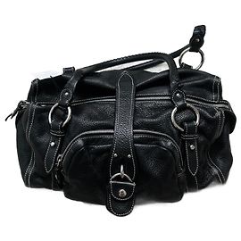 Miu Miu Black Leather Handbag Black