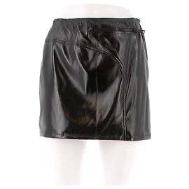 Gonne Paco Rabanne T.FR 38 in pelle vegana Nero