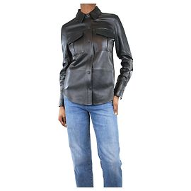 Equipment Camicia in pelle nera - taglia XS Nero