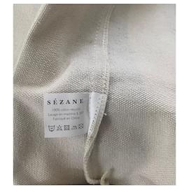 SéZane-Tote bag-Blue,Beige