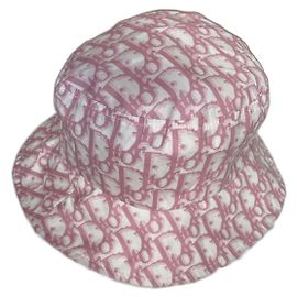 Dior Bob Hut Rosa Monogramm Logo Pink