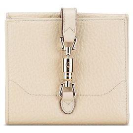 Kleine braune Lederjacke Geldbörse von Gucci Braun Beige