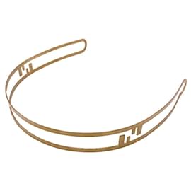 Fendi-Fendi Gold Alice Band-Golden