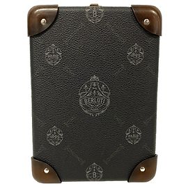 Borsa a spalla Berluti Globetrotter Signature Nero