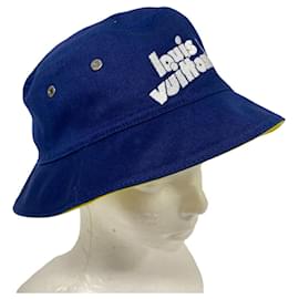 Louis Vuitton-Louis Vuitton MP3123 Bonnet Everyday LV Bucket Hat-Blue,Yellow