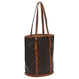 Louis Vuitton-LOUIS VUITTON Monogram Bucket GM Shoulder Bag M42236 LV Auth 79920-Monogram