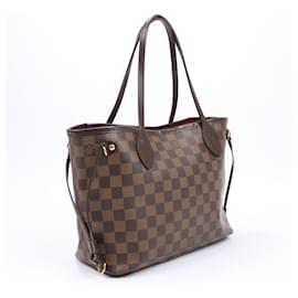 Louis Vuitton-Sac à main Louis Vuitton Damier Ebene Neverfull PM N51109-Marron