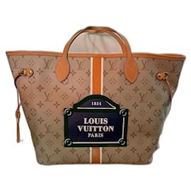 Louis Vuitton-Neverfull monopaname MM-Beige