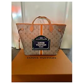 Louis Vuitton-Neverfull monopaname MM-Beige