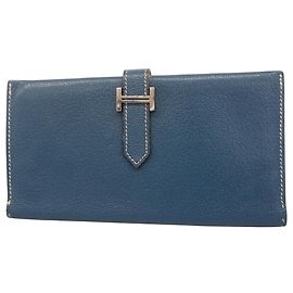 Hermès Béarn Blau