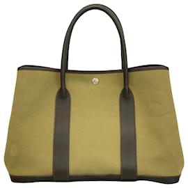 Hermès-Hermès Gartenparty Tasche-Khaki