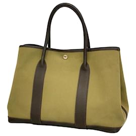 Hermès-Hermès Gartenparty Tasche-Khaki