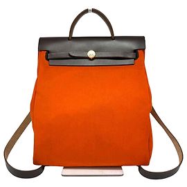 Hermès Herbag Marrom