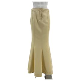 Autre Marque-Attire the studio skirts T.FR 36 Wool-Yellow