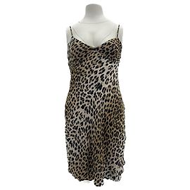 ROUJE Vestidos T.FR 36 Viscose Marrom