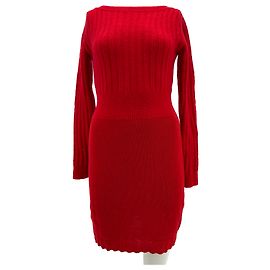 ROUJE Vestidos T.FR 36 Lana Roja