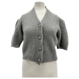 ROUJE Strickwaren T.FR 36 Wolle Grau