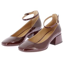 SéZane-SEZANE  Heels T.EU 36 Patent leather-Dark red