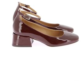 SéZane-SEZANE  Heels T.EU 36 Patent leather-Dark red