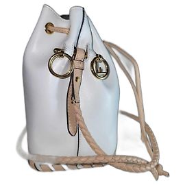 Sac sceau mini fendi Blanc cassé