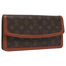 Louis Vuitton-LOUIS VUITTON Monogram Pochette Dam PM Clutch Bag M51812 LV Auth 82128-Monogram