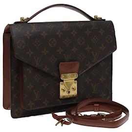 Louis Vuitton-LOUIS VUITTON Monogram Monceau 28 Hand Bag 2way M51185 LV Auth ar12173-Monogram