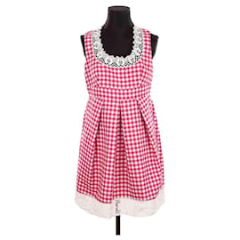 Red Valentino Robe en coton Rose