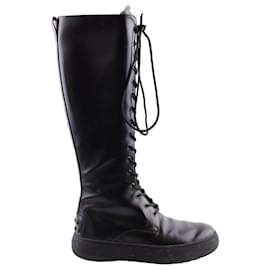 Tod's-Leather boots-Black