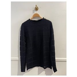 BALMAIN Knitwear T.FR 38 Wool Black