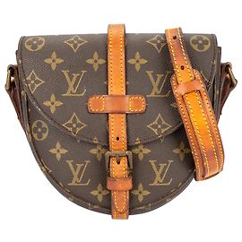 (NÃO POSTAR) Bolsa transversal Louis Vuitton Canvas Monogram Chantilly PM Marrom